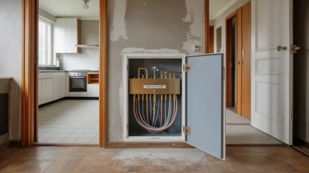 nyinstallation av tappvatten med f rdelarsk p i farsta strand farsta