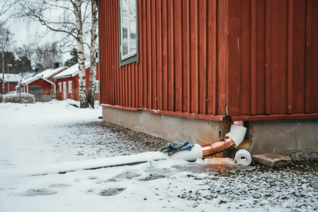 s undviker du frusna vattenledningar i villa och fritidshus n r kylan sl r till